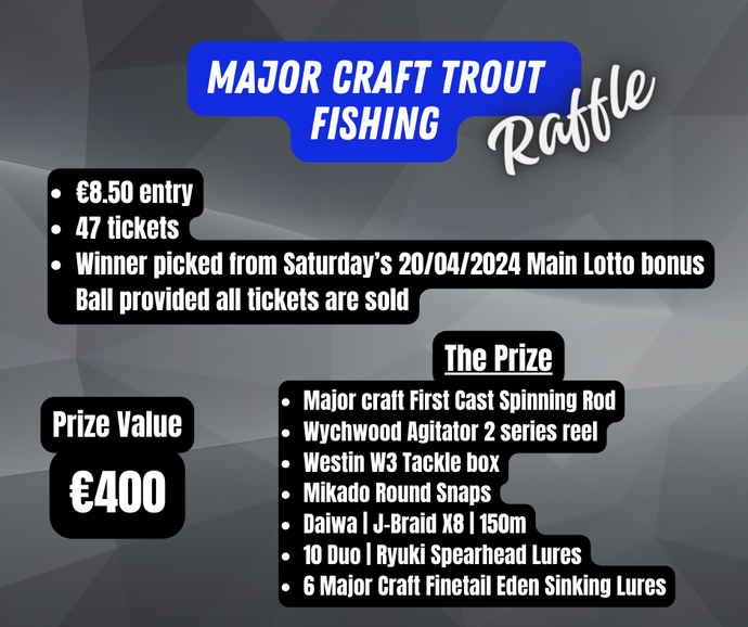#19 Raffle: Major Craft Trout Fishing Raffle