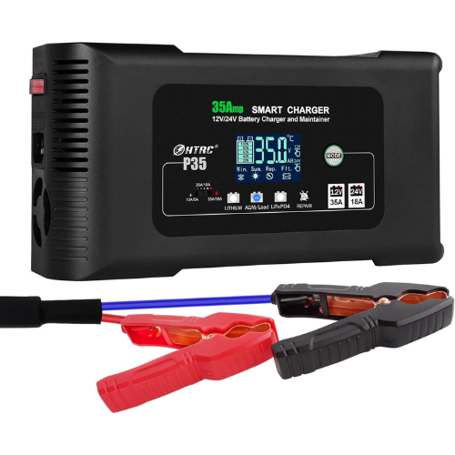 Load image into Gallery viewer, Wildhunter.ie - HTRC | 35-Amp Smart Charger | Car Battery Charger -  Battery Chargers 
