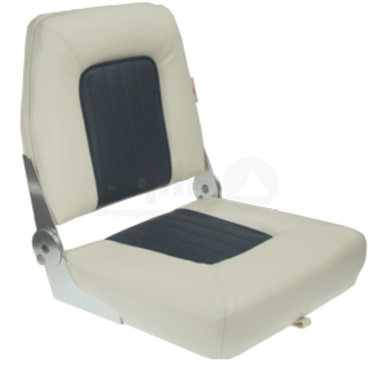 Allpa | Coach Folding Upholstered Boat Chair | White