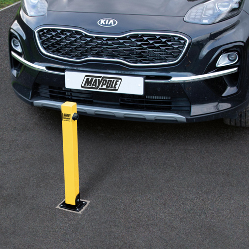 Load image into Gallery viewer, Wildhunter.ie - Maypole | Square Fold Down Security Post With Integral Top Lock -  Car &amp; Caravan Accessories 
