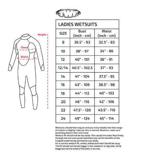 Load image into Gallery viewer, Wildhunter.ie - Twf | Turbo Full Ladys Wetsuit | Black/Pink -  Wetsuits 
