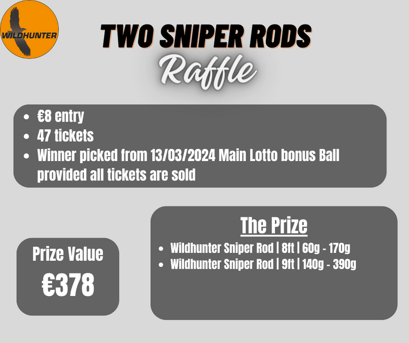 Load image into Gallery viewer, #9 Raffle: Two Wildhunter Sniper Rods
