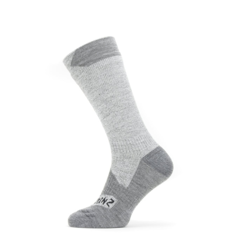 Wildhunter.ie - Sealskinz | Raynham | Waterproof All Weather Mid Length Socks | Grey/Grey Marl -  Socks 