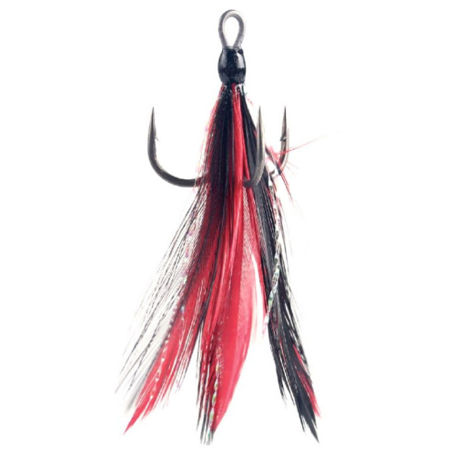 Wildhunter.ie - BKK | Feathered Spear 21-SS | Black & Red -  Treble Hooks 