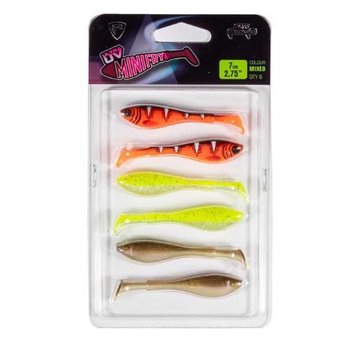 Wildhunter.ie - Fox Rage | Mini Fry Mixed Colour Lure Pack -  Jig & Dropshot Lures 