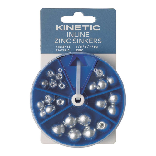 Wildhunter.ie - Kinetic | Inline Zinc Sinkers Assortment -  Other Weights 