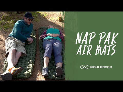 Load and play video in Gallery viewer, Highlander | Nap-Pak Inflatable Sleeping Mat | XL
