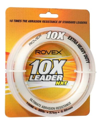 Wildhunter.ie - Rovex | 10x Monofilament Leader | 100m | Clear -  Predator Traces and Leaders 