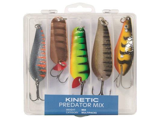 Wildhunter.ie - Kinetic | Predator Mix | 5 Pieces -  Game Fishing Lure Kits 
