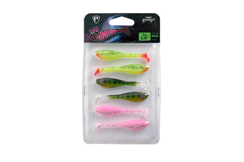Load image into Gallery viewer, Wildhunter.ie - Fox Rage | Zander Pro UV | Mixed Colour Pack x 5pcs -  Predator Lures 
